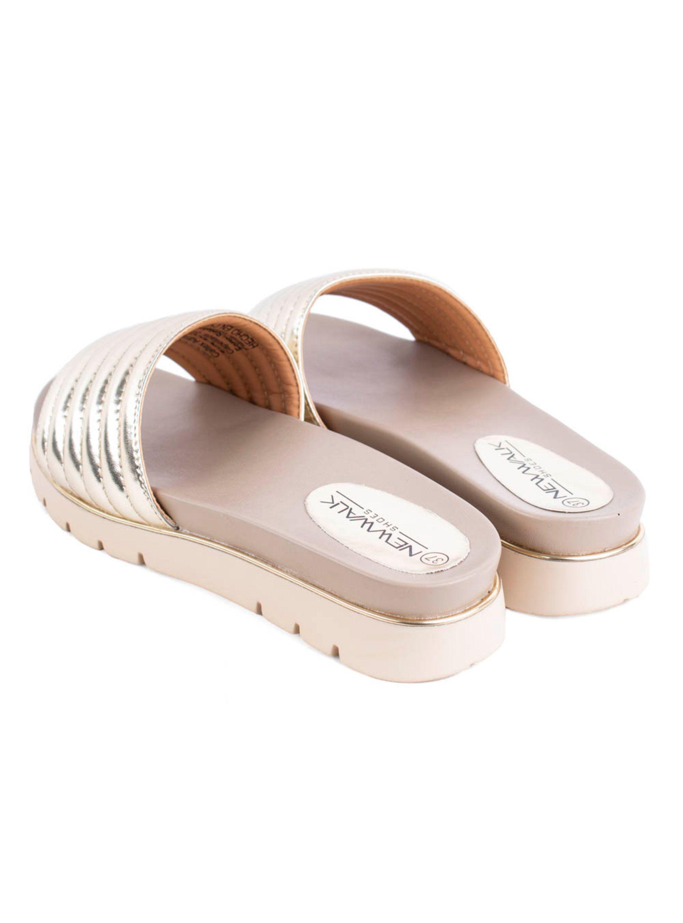 Sandalia New Walk Confort Gold-2
