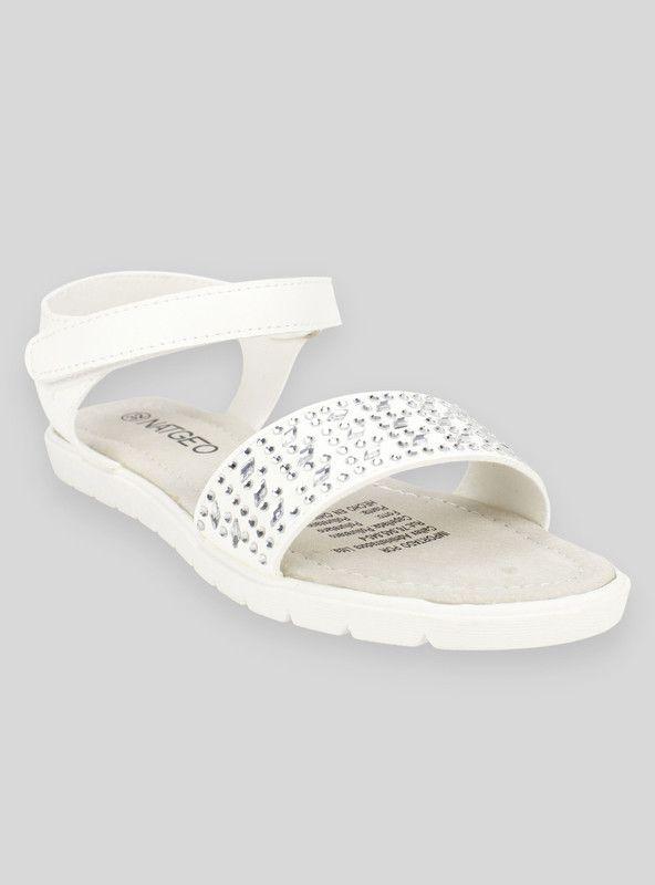 Sandalia Nat Geo Kids Brillantes Blanca-1