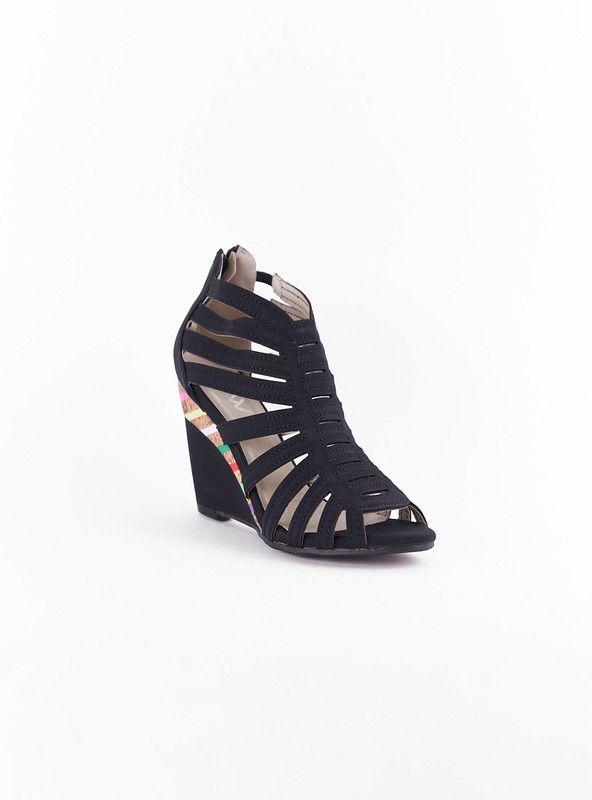 SANDALIA MUJER CASUAL NEW WALK V26-382-4-90 | Negro |-0