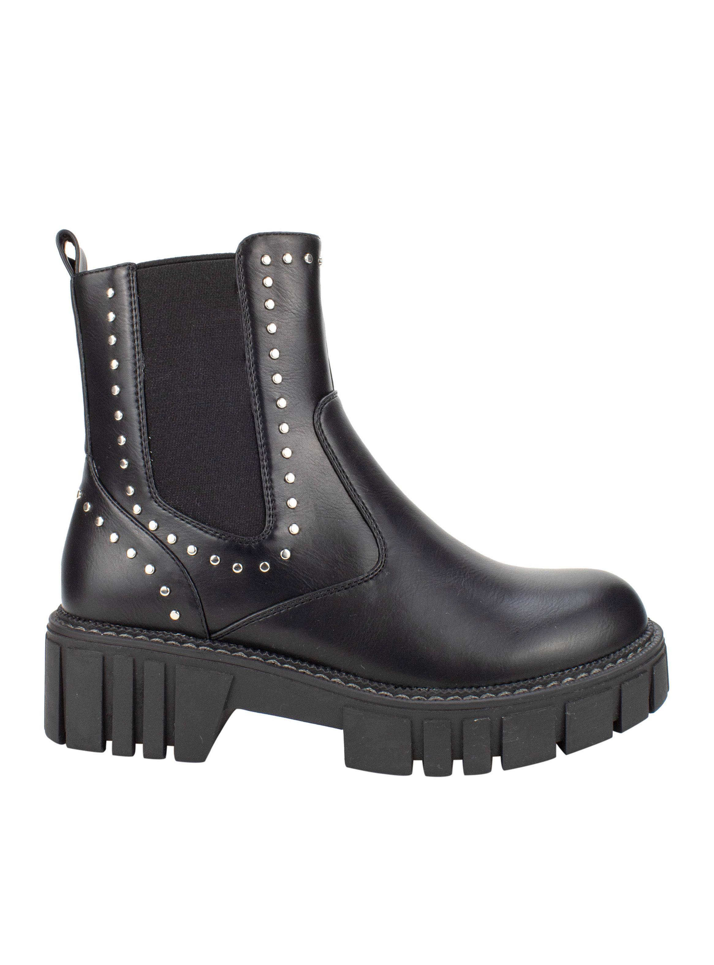 Botín Mujer Casual New Walk Negro (20210623-90)-0