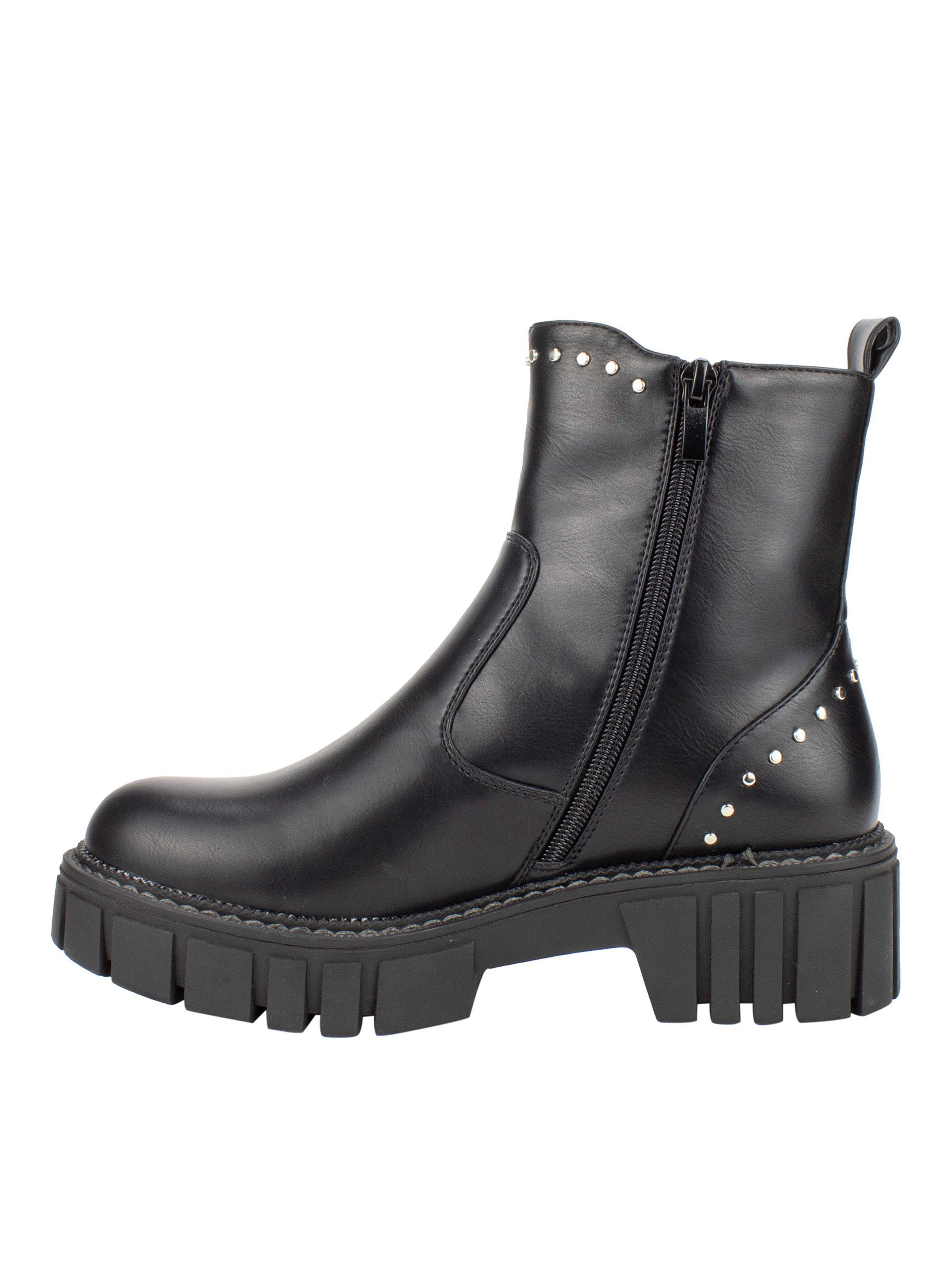 Botín Mujer Casual New Walk Negro (20210623-90)-2