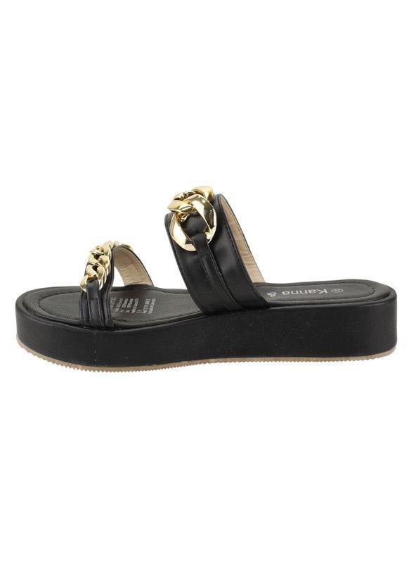 Sandalia Kanna & Co Argollas Negra-2