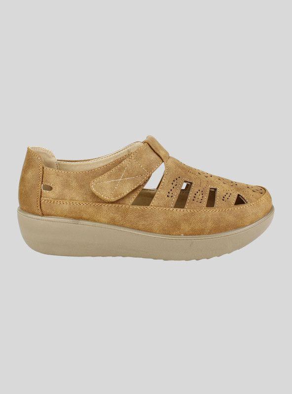 Sandalia New Walk Clau Camel-0
