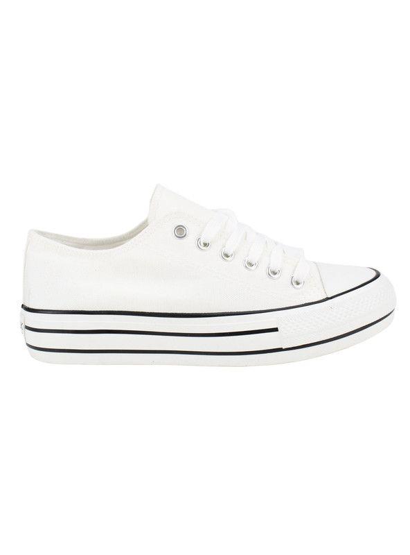 Zapatilla New Walk Lona Los Angeles Blanca-0
