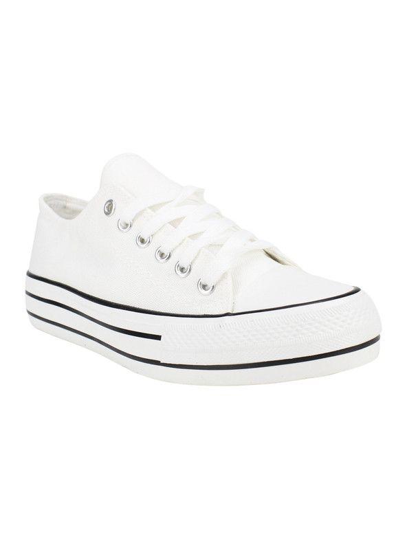 Zapatilla New Walk Lona Los Angeles Blanca-1