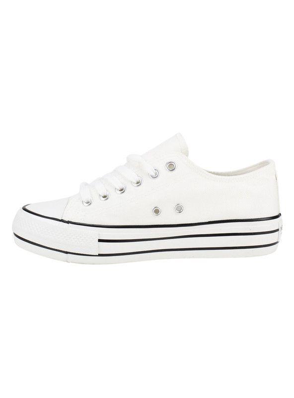 Zapatilla New Walk Lona Los Angeles Blanca-2