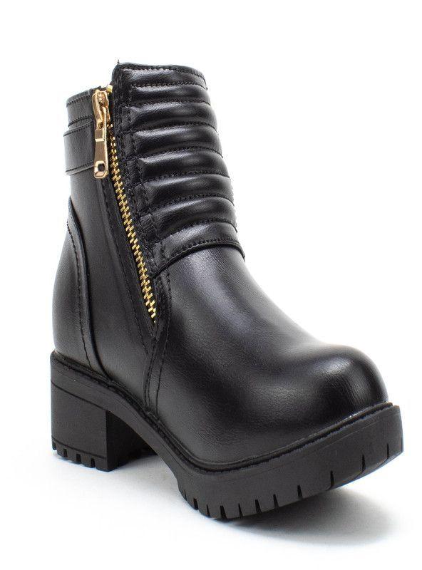 BOTIN CASUAL NIÑA NATGEO SHOL5402-90 (28-35)  | Negro |-0