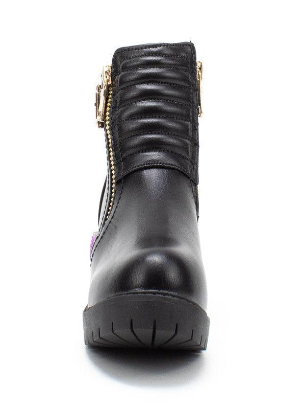 BOTIN CASUAL NIÑA NATGEO SHOL5402-90 (28-35)  | Negro |-2