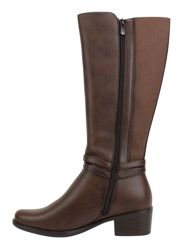 Bota Dorette Equitación Café-3