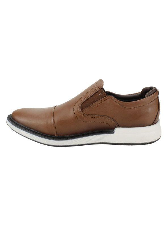 Zapato Kildare Cuero Marrón Slip On-2