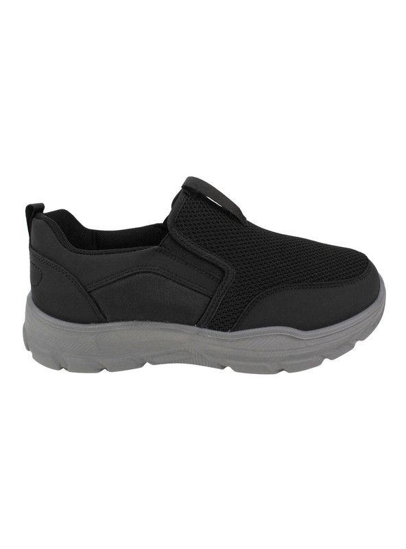 Zapatilla New Walk Slip On Confort Urban Negra-0
