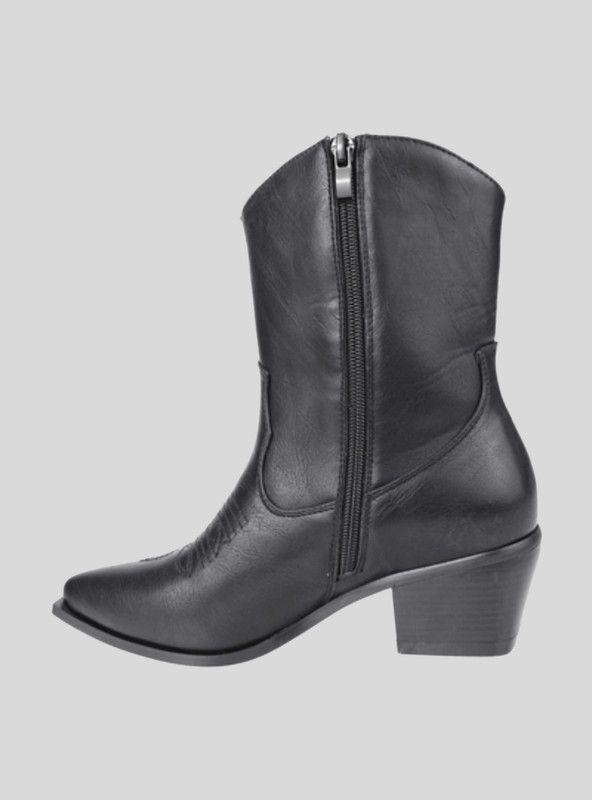 Botín New Walk Tejano Negro-2