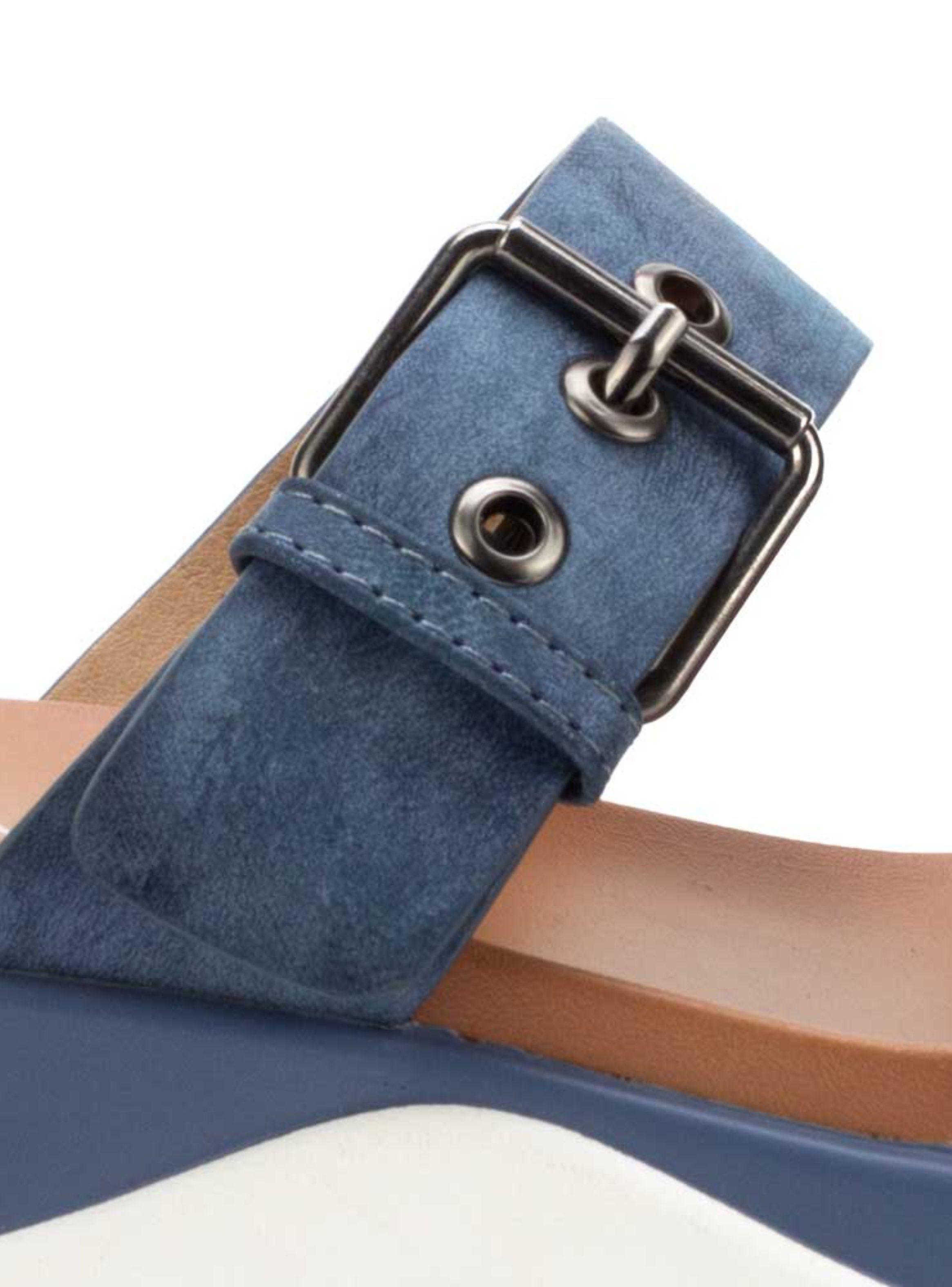 Sandalia Mujer New Walk Cook Azul-3