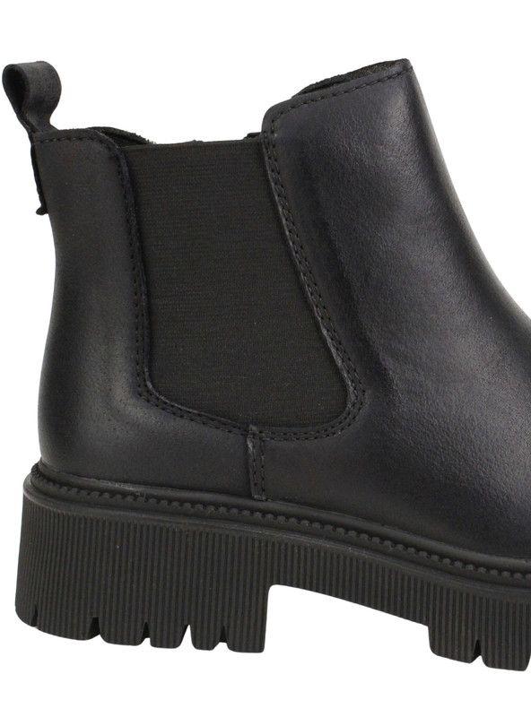 Botín Palm Cuero Elastico Negro-4