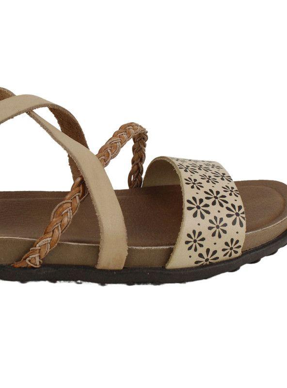 Sandalia Exs Print Cuero Nude-3