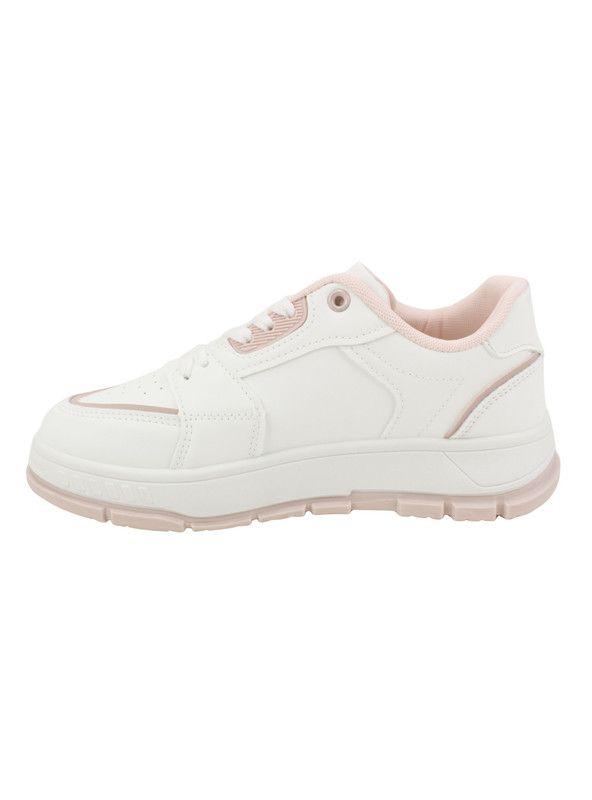 Zapatilla New Walk Nimbus Blanca Rosa-2