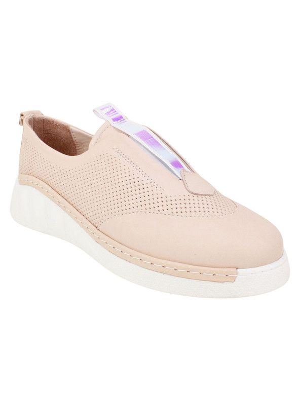 Zapatilla Exs Slip On Cuero Rosa-2