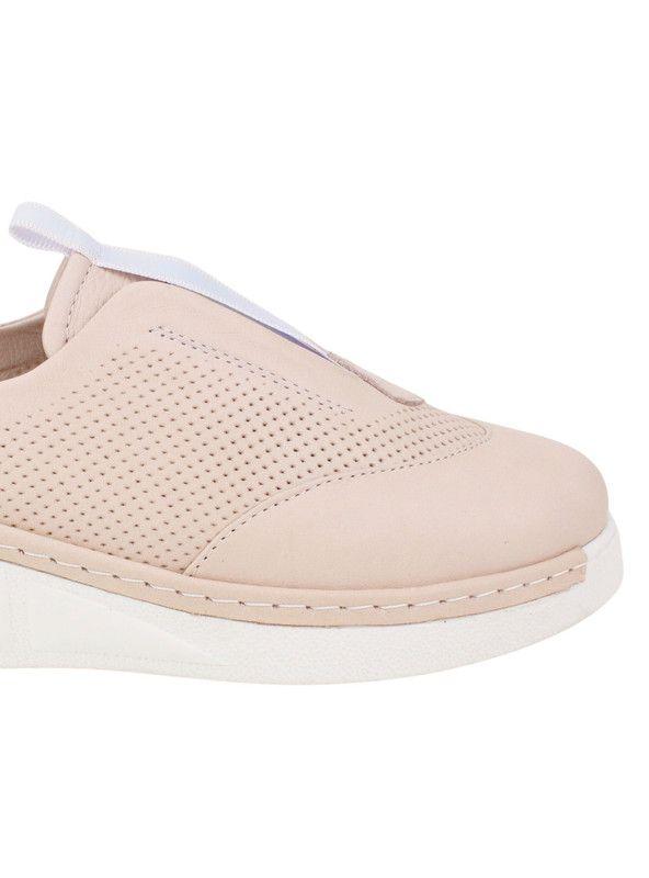 Zapatilla Exs Slip On Cuero Rosa-4