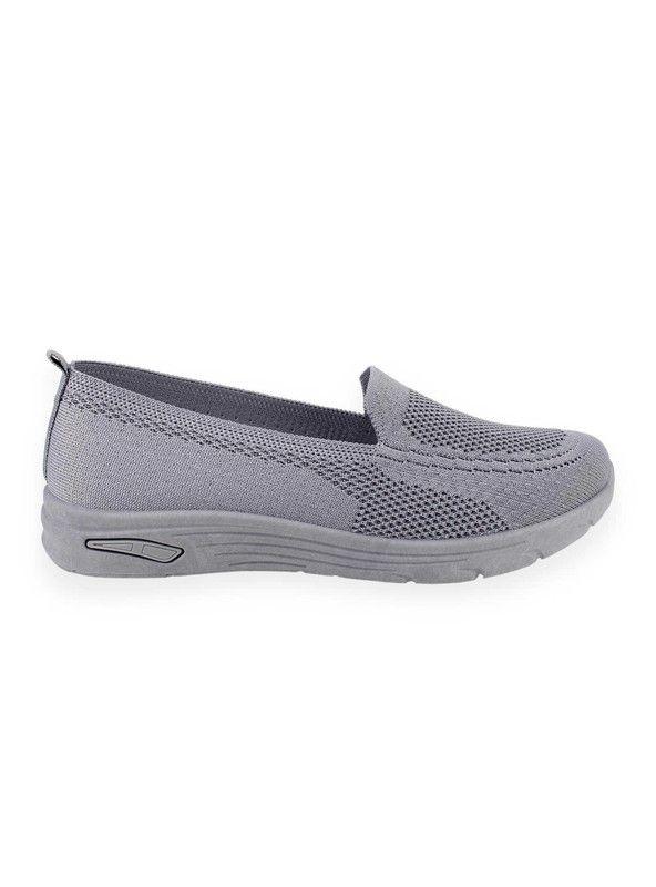 Zapatilla New Walk Malla Abierta Gris-0