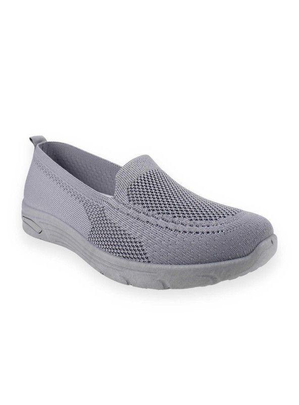 Zapatilla New Walk Malla Abierta Gris-1
