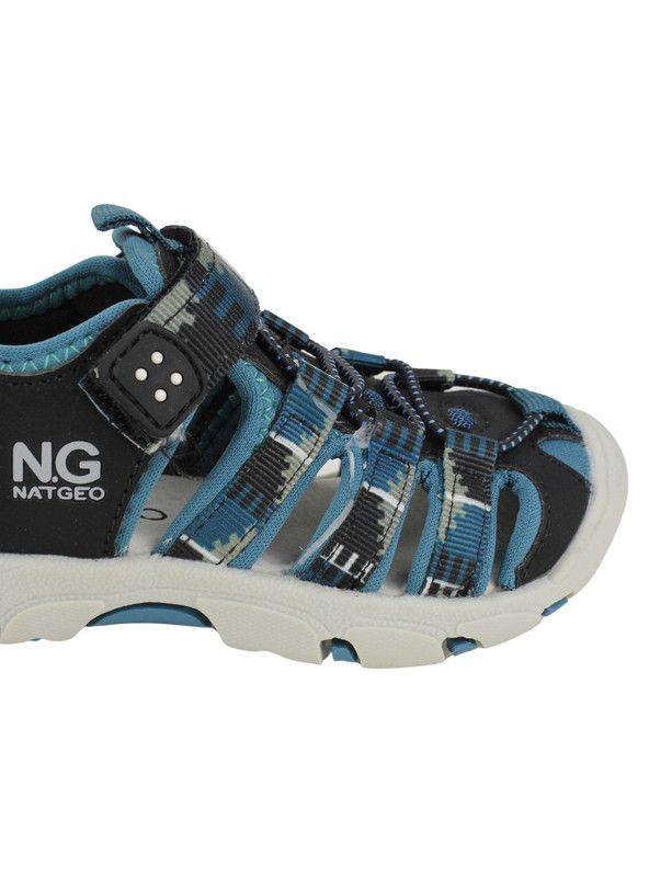 Sandalia Nat Geo Kids Outdoor Negra-3