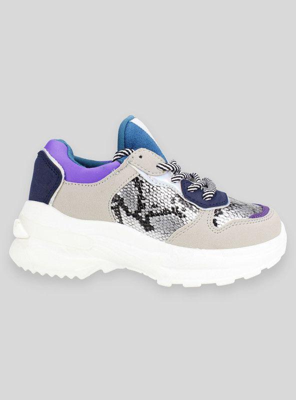 Zapatilla Nat Geo Kids Pili Gris-0