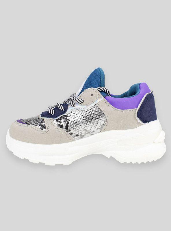 Zapatilla Nat Geo Kids Pili Gris-2