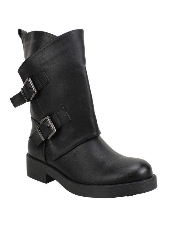 Bota New Walk Biker Corta Negra-2