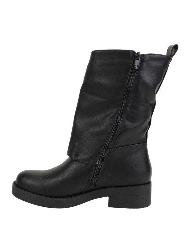 Bota New Walk Biker Corta Negra-3