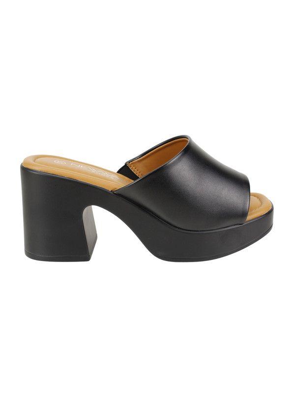 Sandalia Plataforma Negra-0