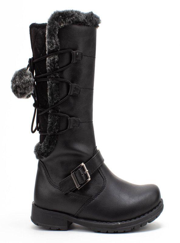Bota NIÑA NATGEO M4623-90 (30-36)  | Negro |-1