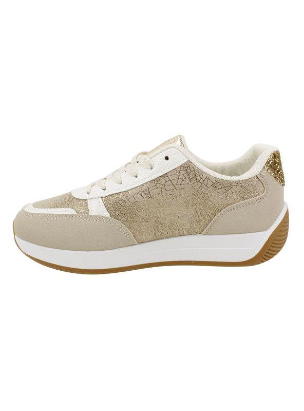 Zapatilla New Walk Stellar Plataforma Beige-2
