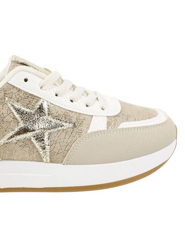 Zapatilla New Walk Stellar Plataforma Beige-3