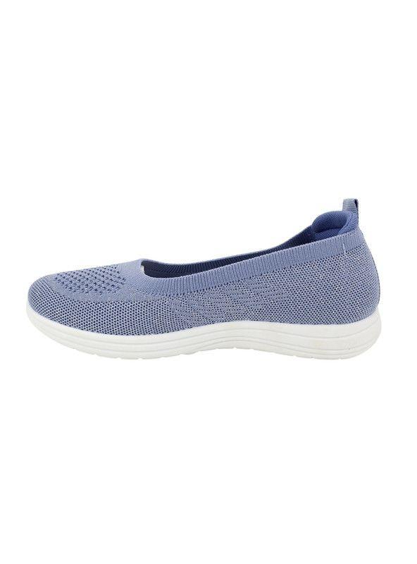 Zapatilla New Walk Slip On Confort Celeste-3