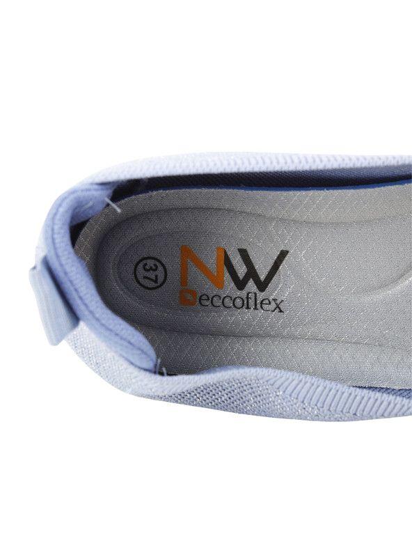 Zapatilla New Walk Slip On Confort Celeste-4