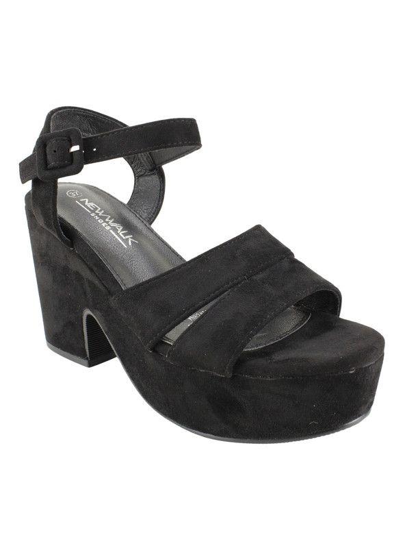 Sandalia New Walk Iconic Negro-1