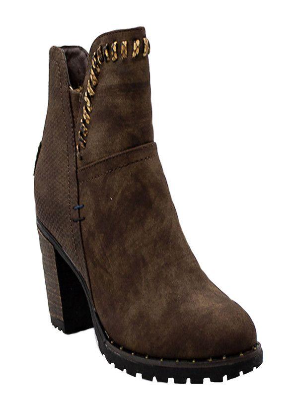 BOTIN MUJER NEW WALK  27123-5-50  | Cafe |-0