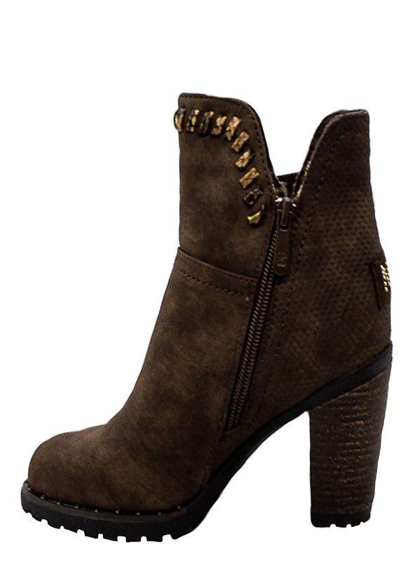 BOTIN MUJER NEW WALK  27123-5-50  | Cafe |-3