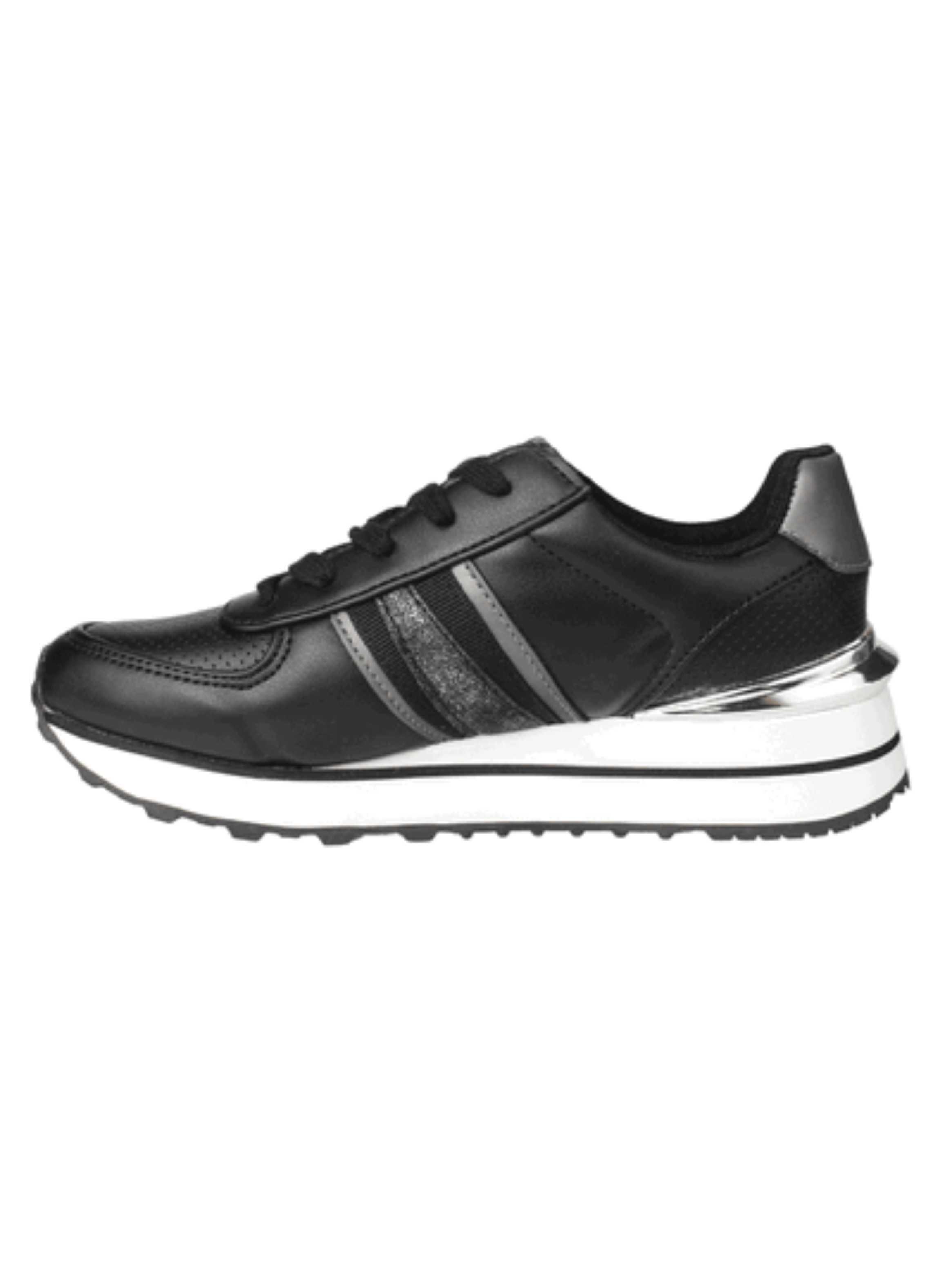 Zapatilla New Walk Silver Negra-2