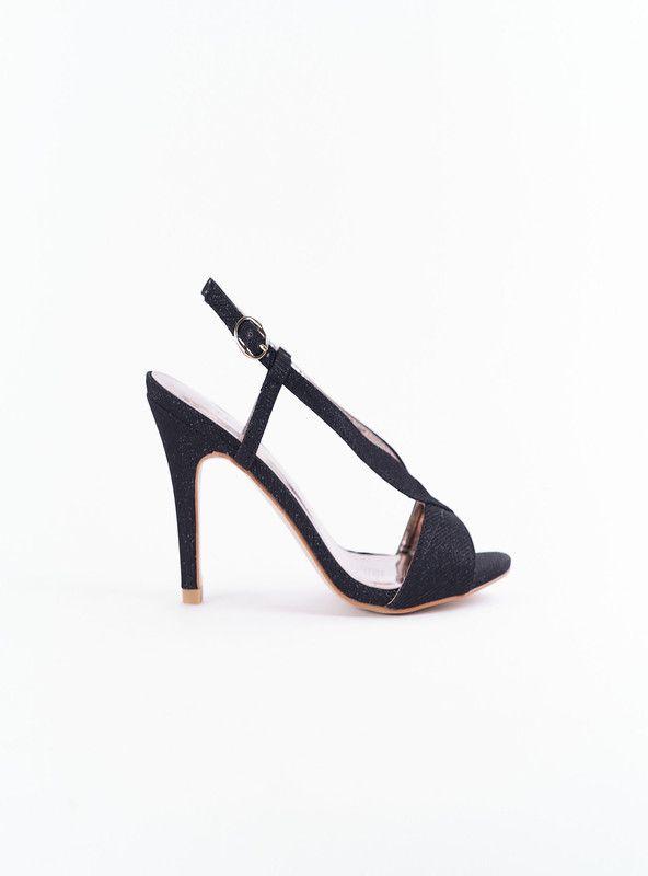 SANDALIA MUJER FORMAL FIESTA NEW WALK 18F89068-3-90 (35-40) | Negro |-1
