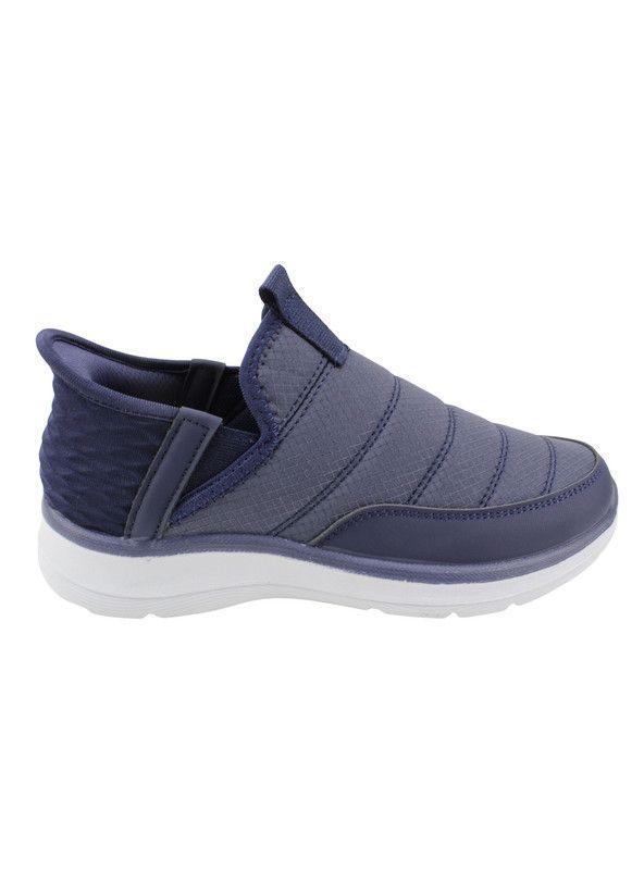 Zapatilla New Walk Urban Slip On Azul Marino-0