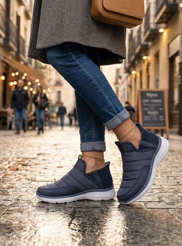 Zapatilla New Walk Urban Slip On Azul Marino-1