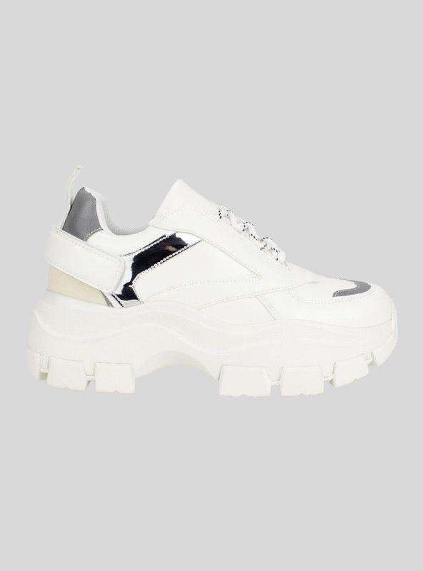Zapatilla New Walk Blanca Chunky-0
