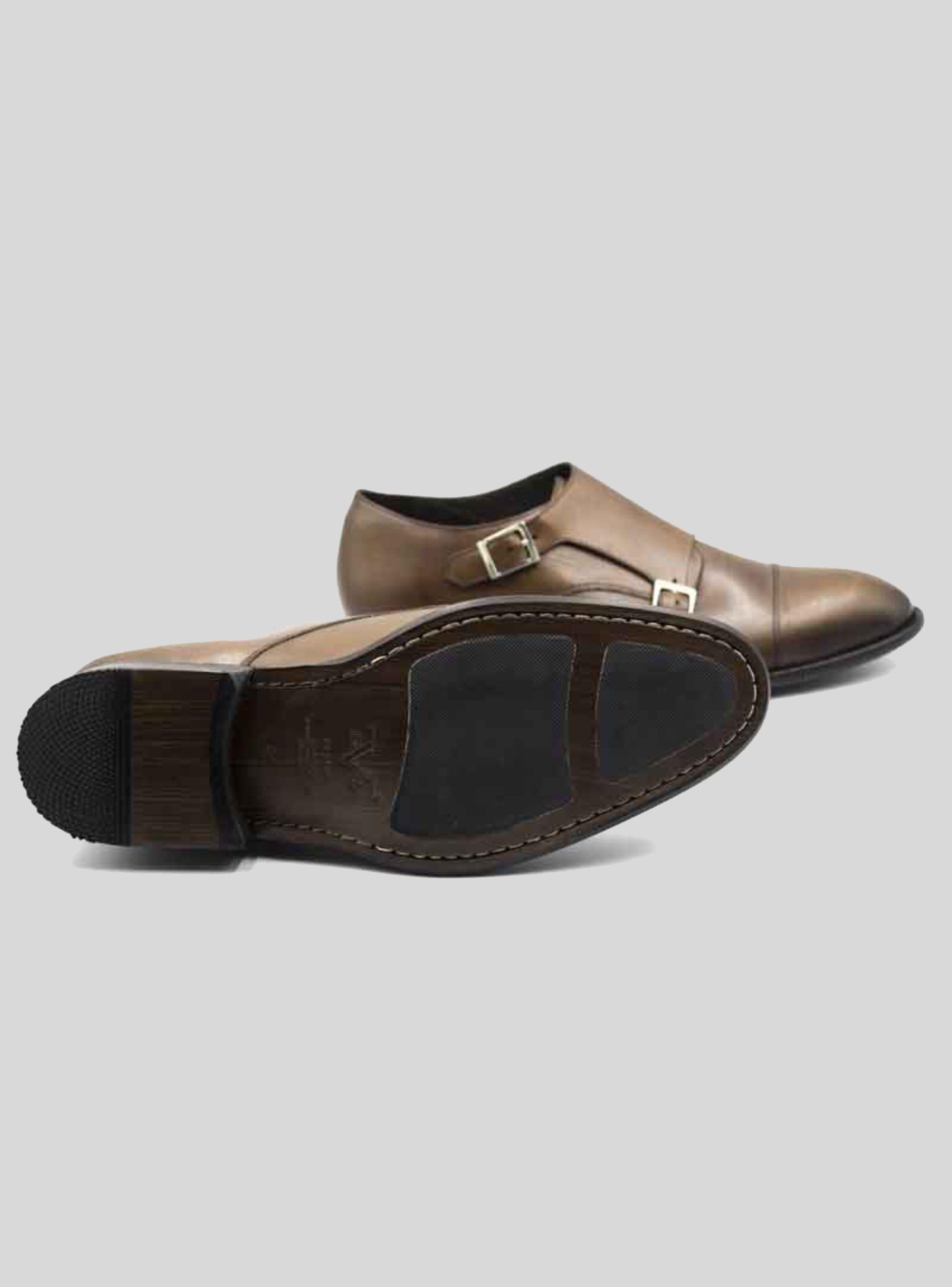 Zapato Versace 1969 Cuero Café-2