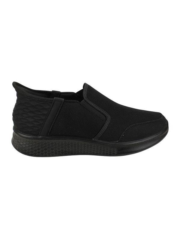 Zapatilla New Walk Slip On Casual Negra-0