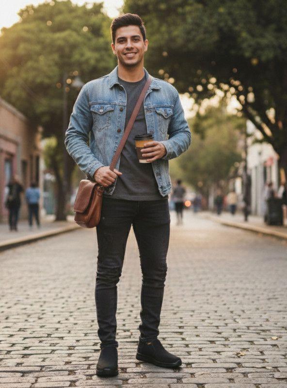 Zapatilla New Walk Slip On Casual Negra-1