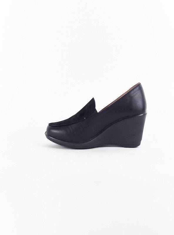 ZAPATO CONFORT MUJER  A51F2015-90  | Negro |-3