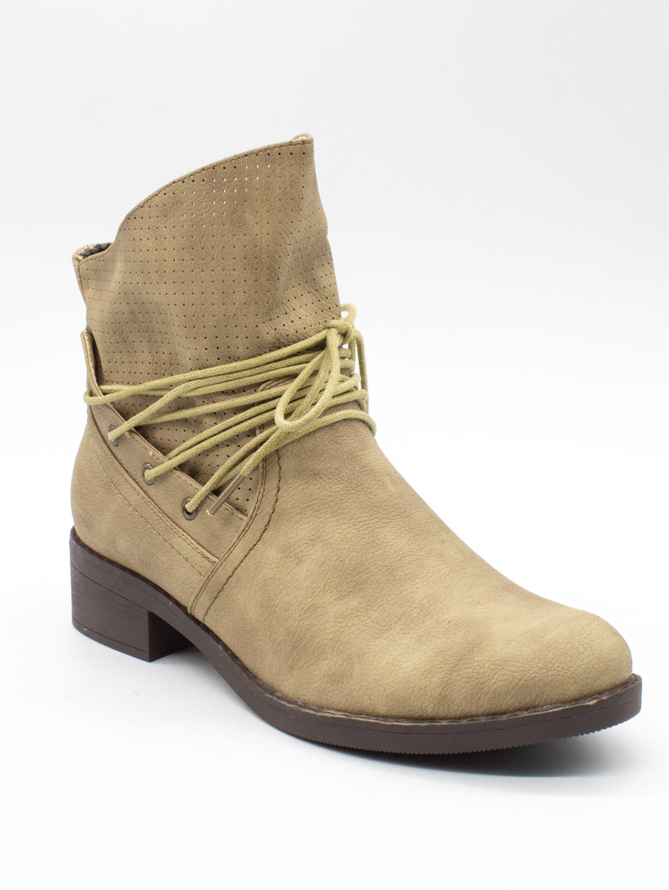 Botín New Walk Cordones Khaki-0