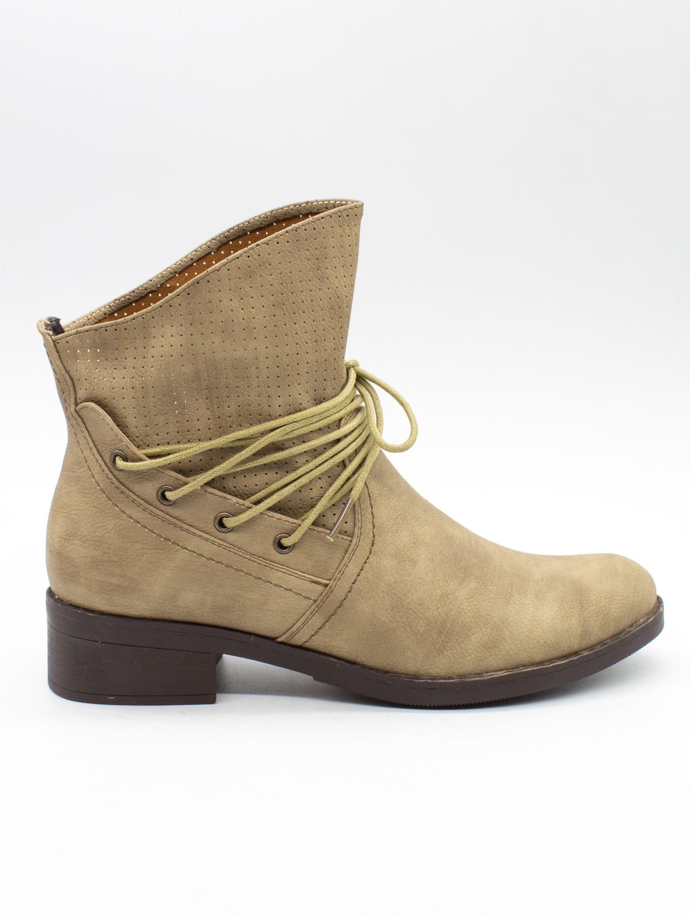 Botín New Walk Cordones Khaki-1