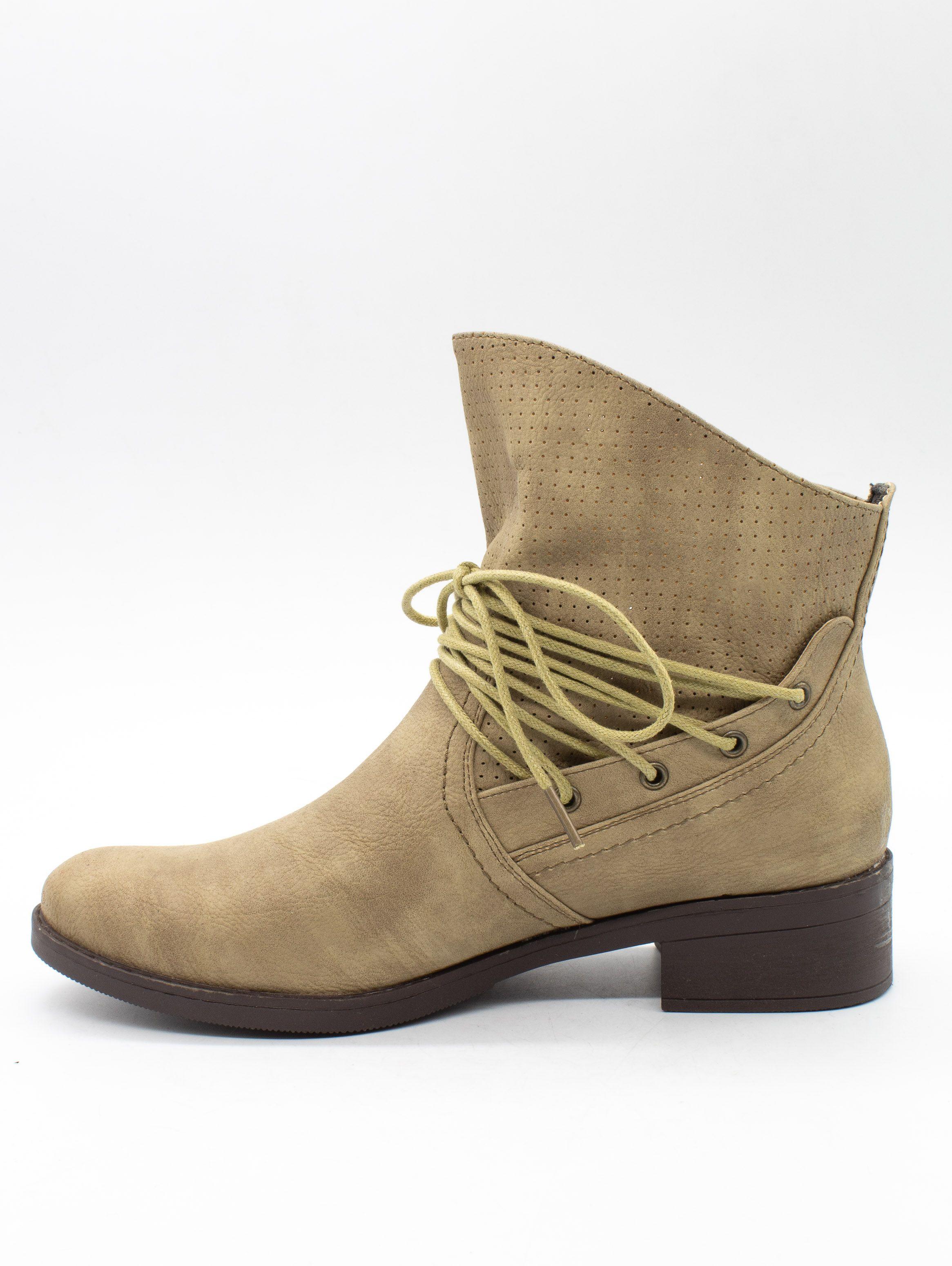 Botín New Walk Cordones Khaki-2